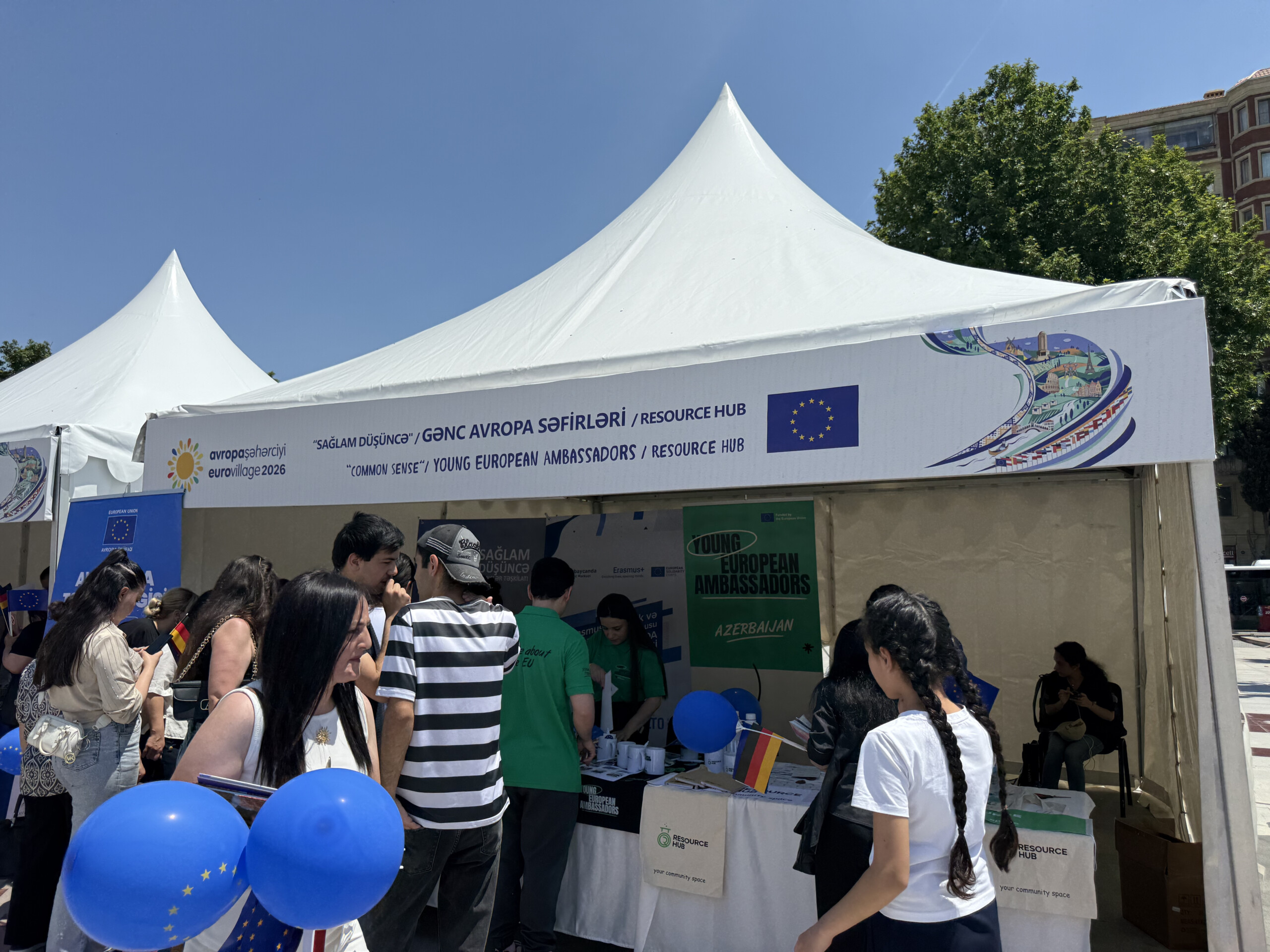 Common Sense Youth Organization connected with hundreds of young people at the “European Village 2026” Festival in Ganja