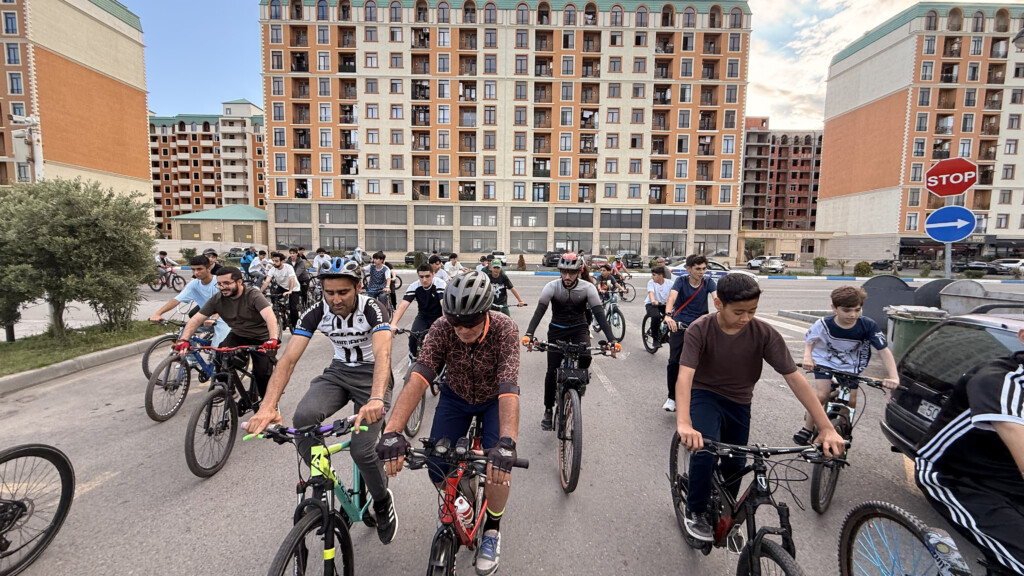 Common Sense Youth Organization organized a Mass Cycling Ride in Sumgait